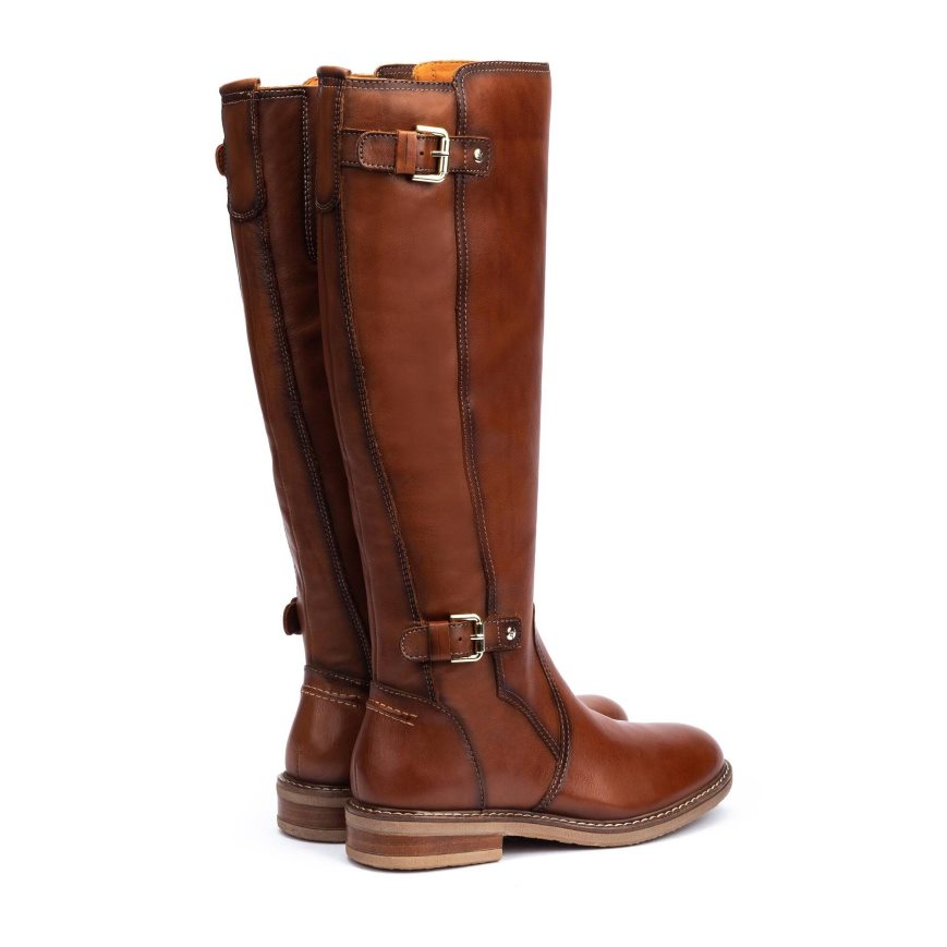 Women's Pikolinos ALDAYA Knee-high Boots Brown | NZ L3QA192